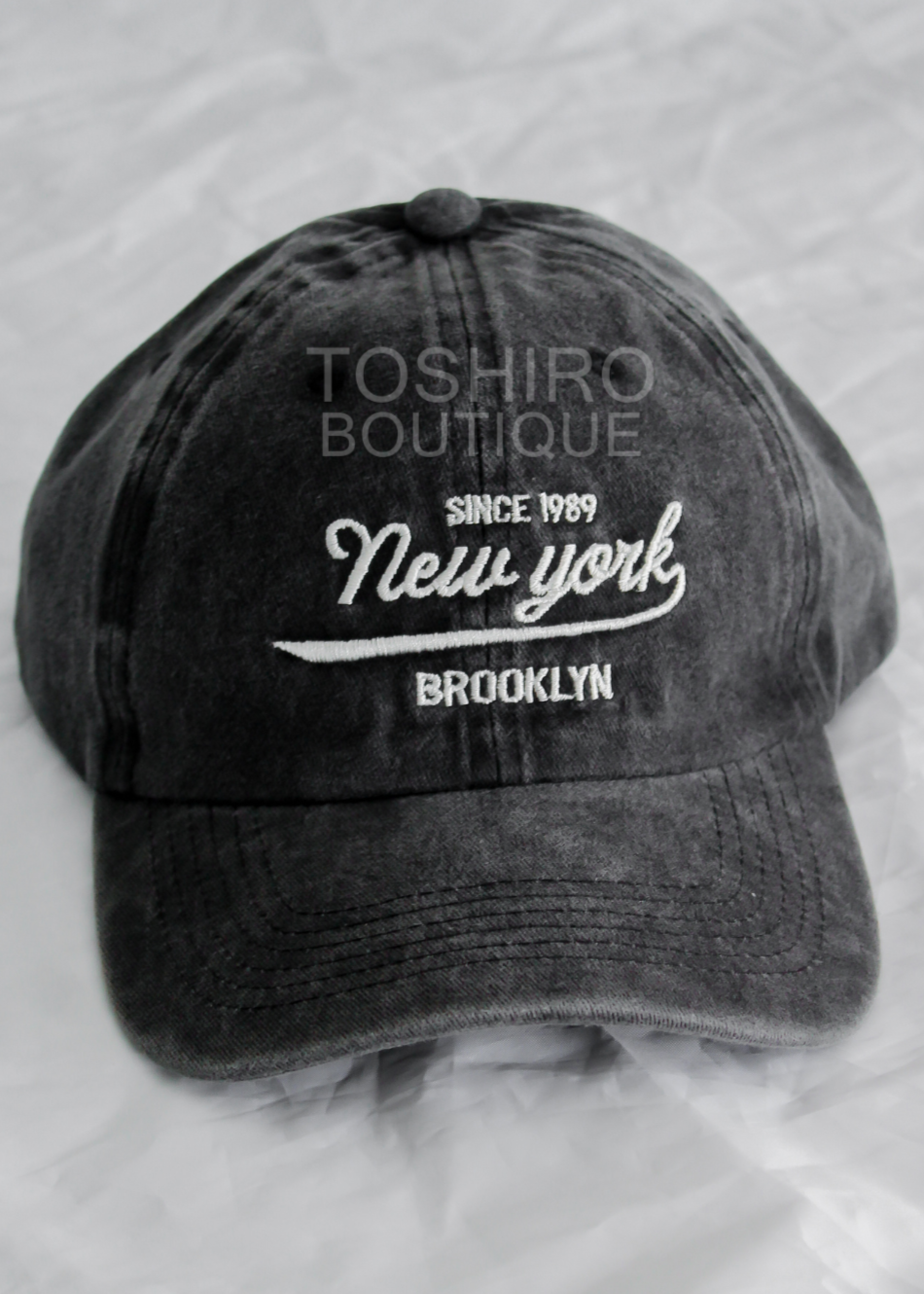 GORRA NEW YORK 1 - NEGRO JASPEADO