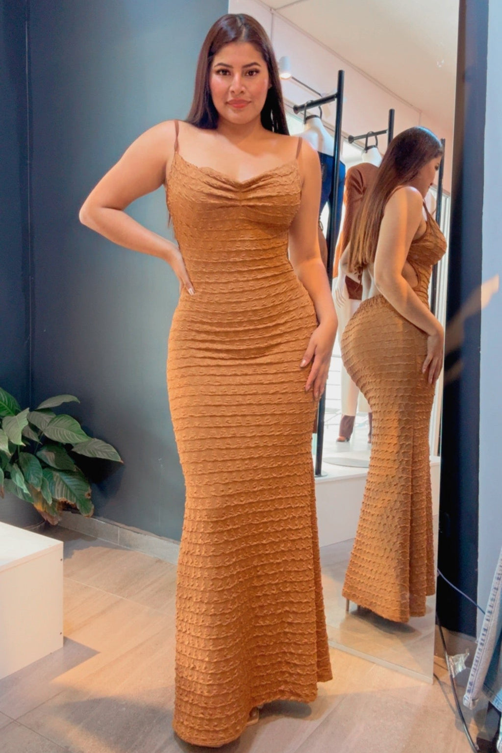 MAXIVESTIDO KAILY-CAMEL