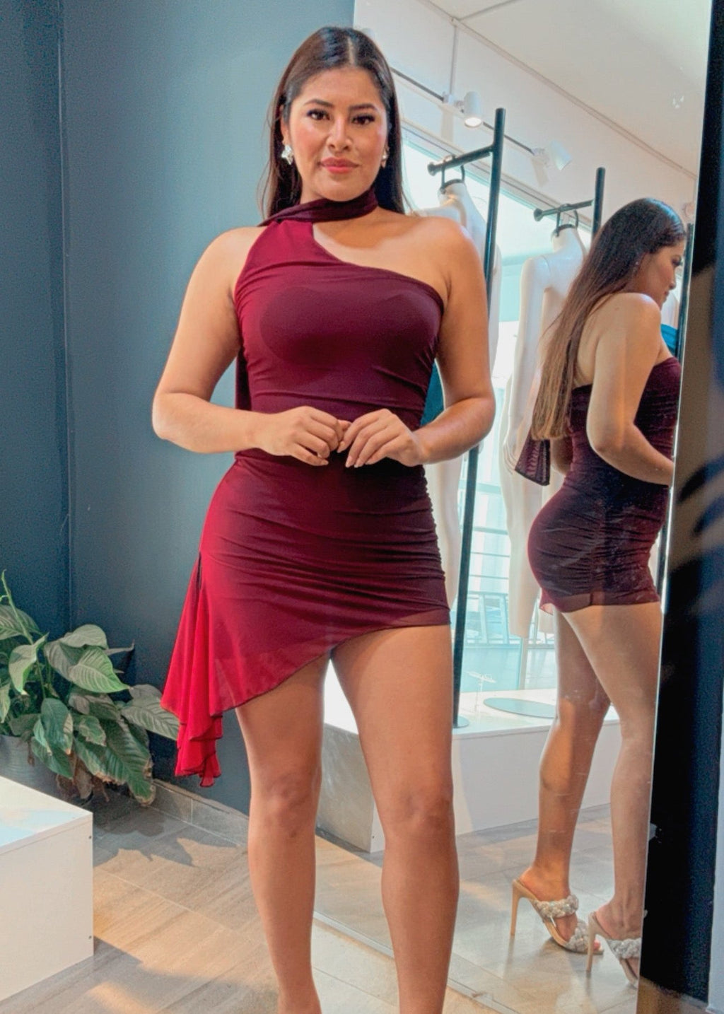 VESTIDO ARIES - VINO