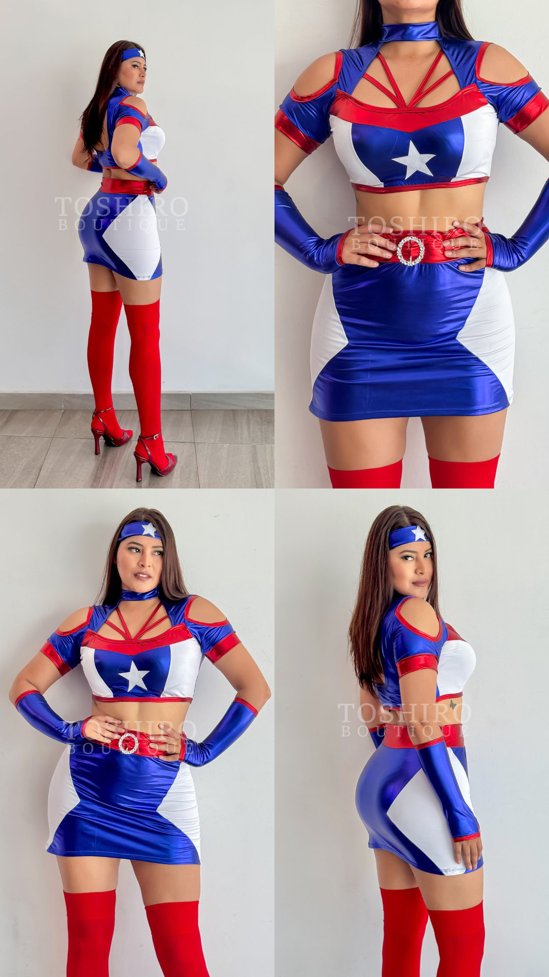 DISFRAZ CAPITANA AMERICA