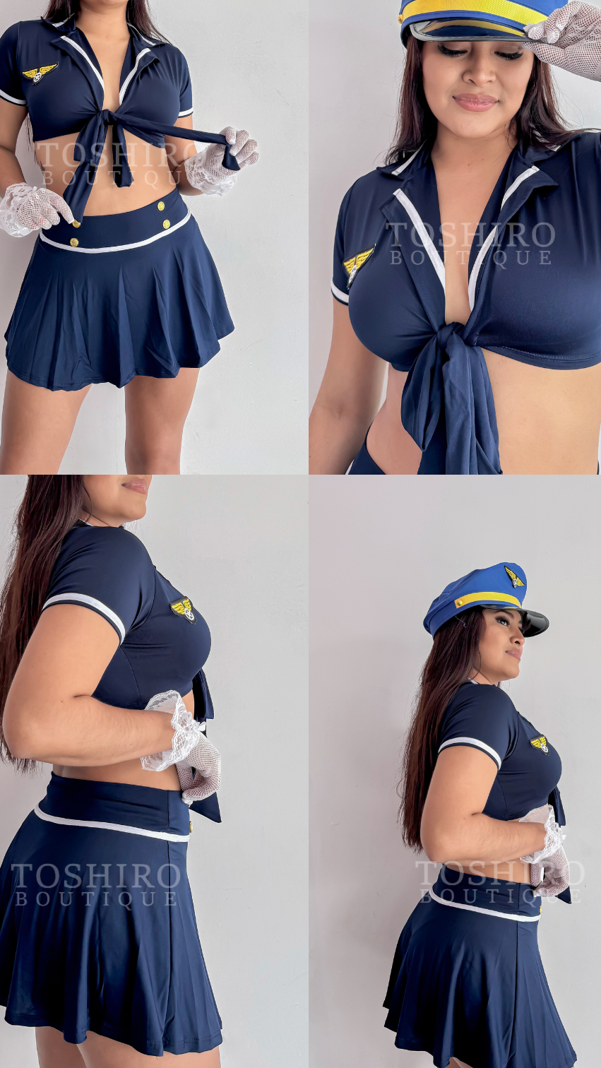 DISFRAZ AVIADORA - SET