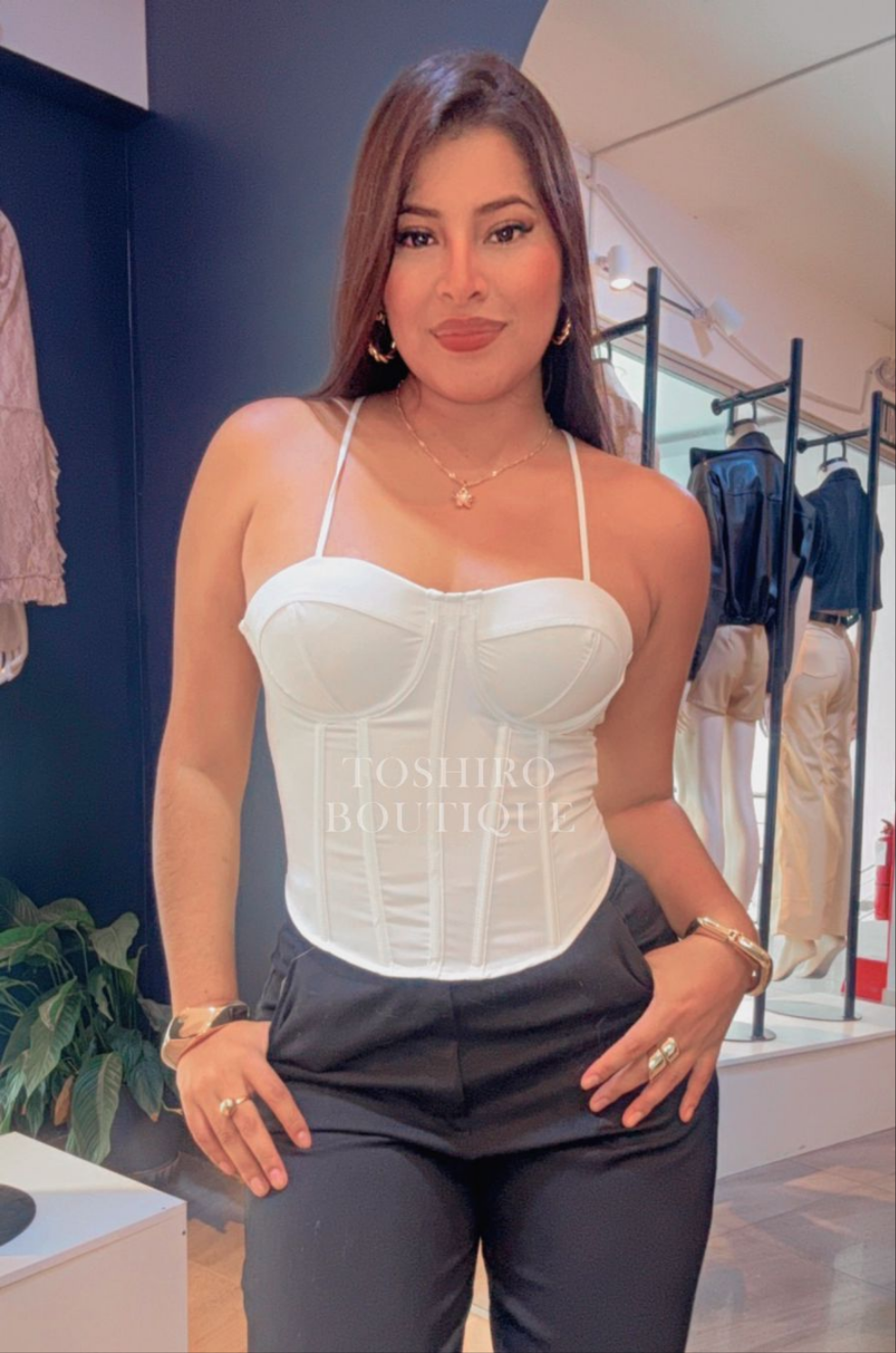 CORSET IVY - BLANCO