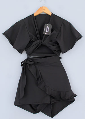 CONJUNTO LAZO BABY - NEGRO