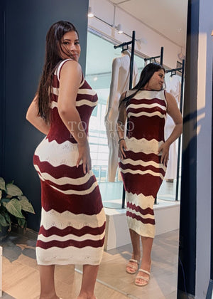 VESTIDO XIME - VINO