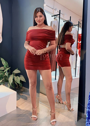 VESTIDO LUANA - VINO