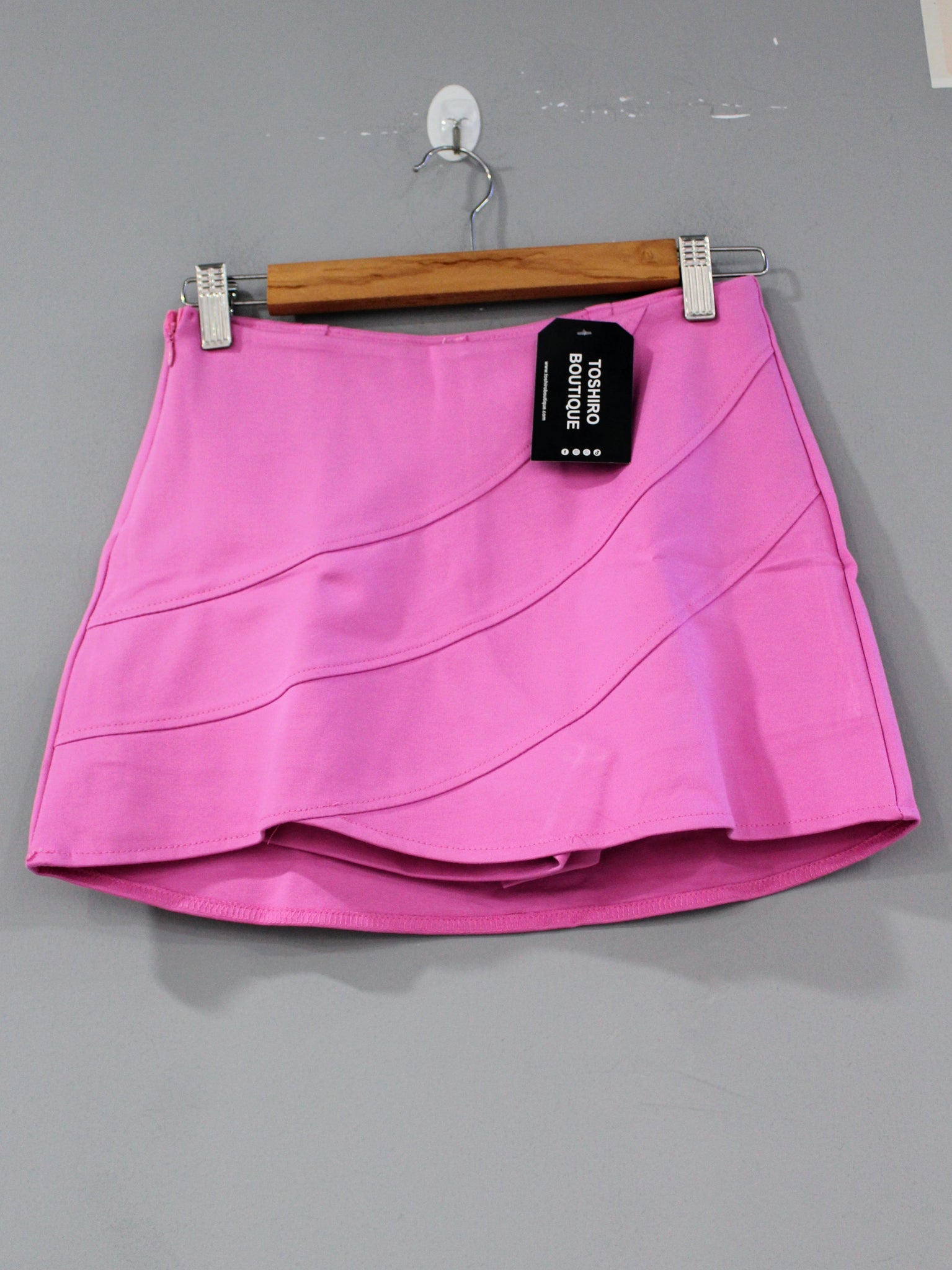 FALDA SHORT MARA - ROSADO