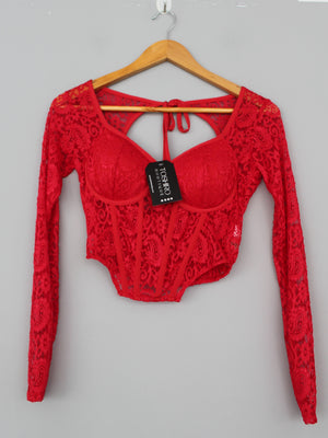 CORSET ALBA - ROJO