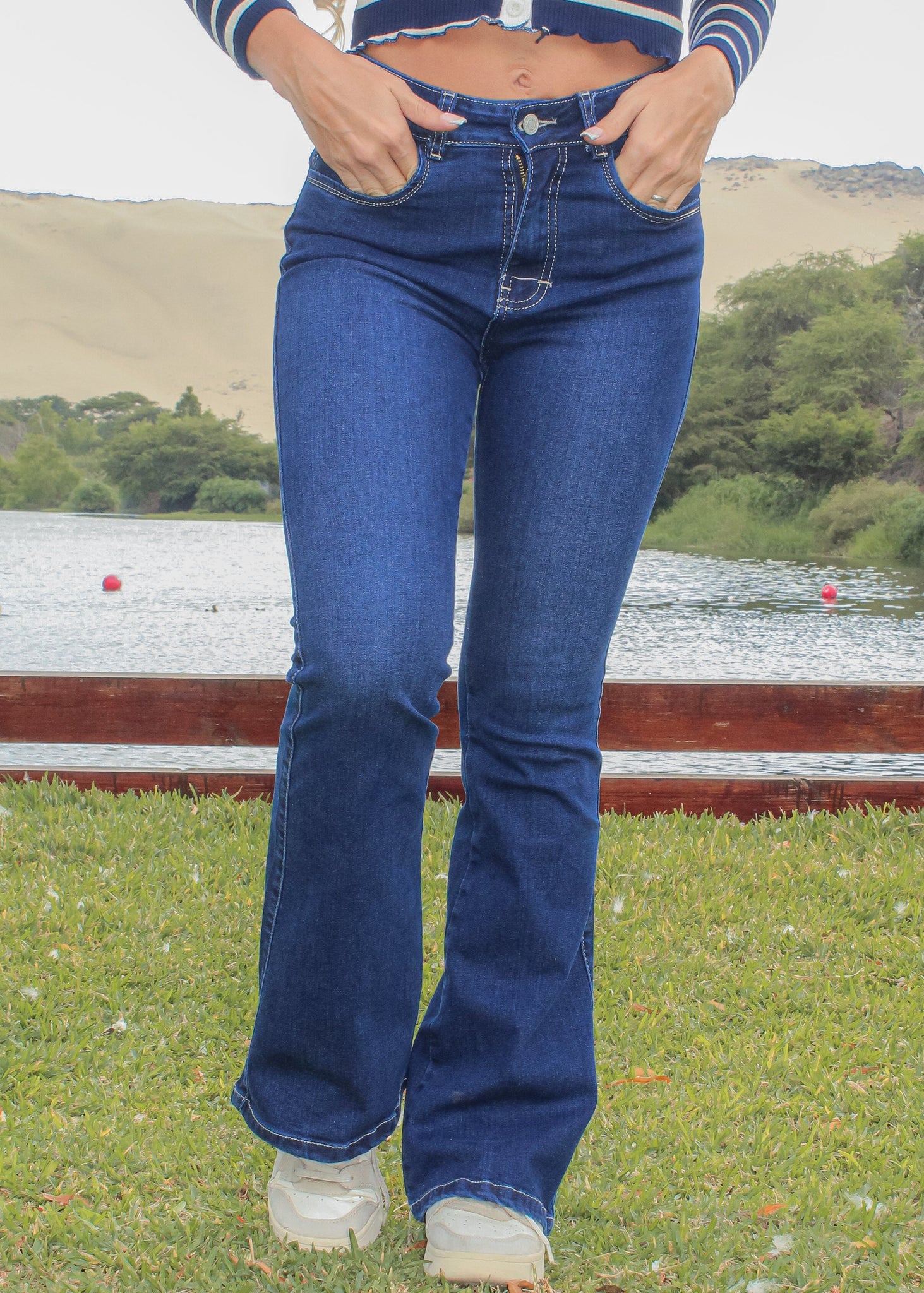 FLARE JEAN - AZUL FOCALIZADO