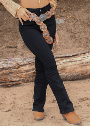 FLARE JEAN- NEGRO