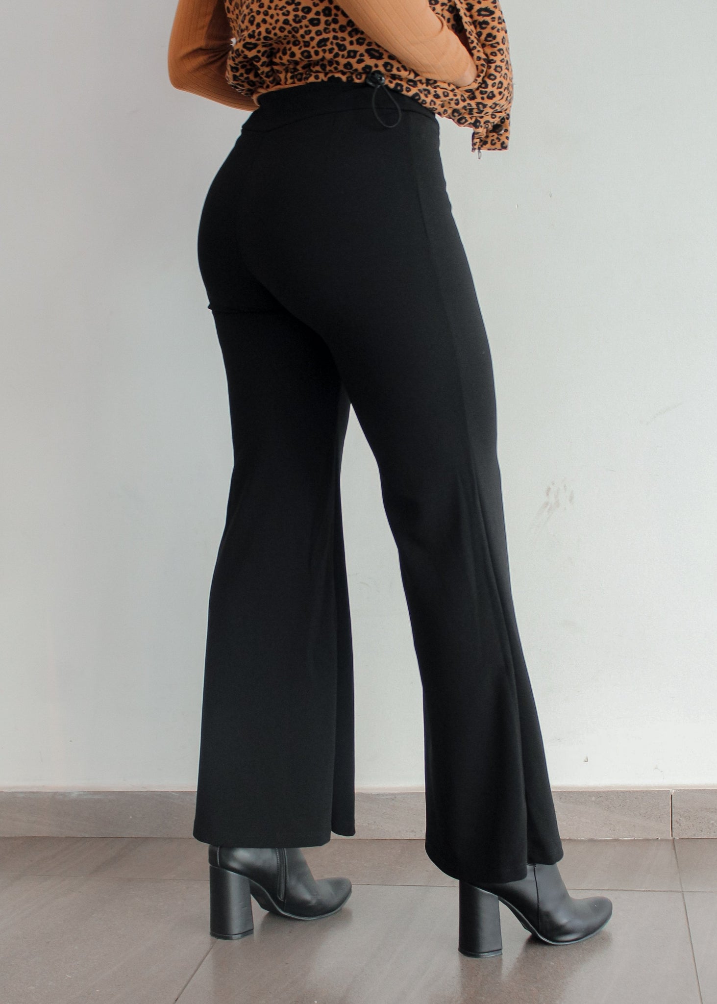 FLARE PANT PIERINA - NEGRO