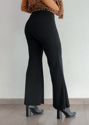 FLARE PANT PIERINA - NEGRO