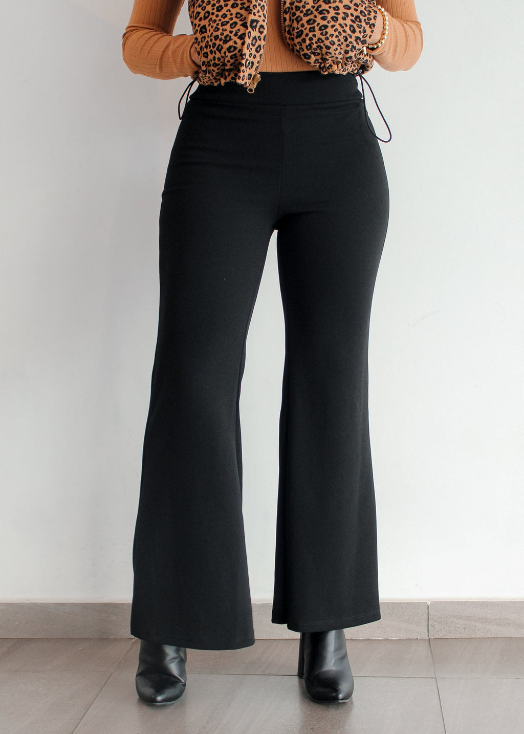 FLARE PANT PIERINA - NEGRO