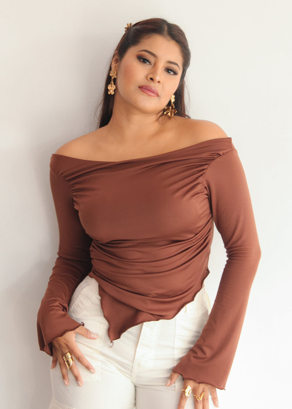 BLUSA SILVI - MARRÓN