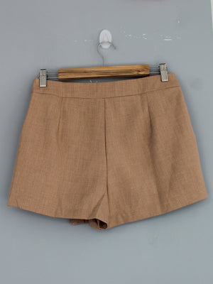 FALDA SHORT CHIC - BEIGE