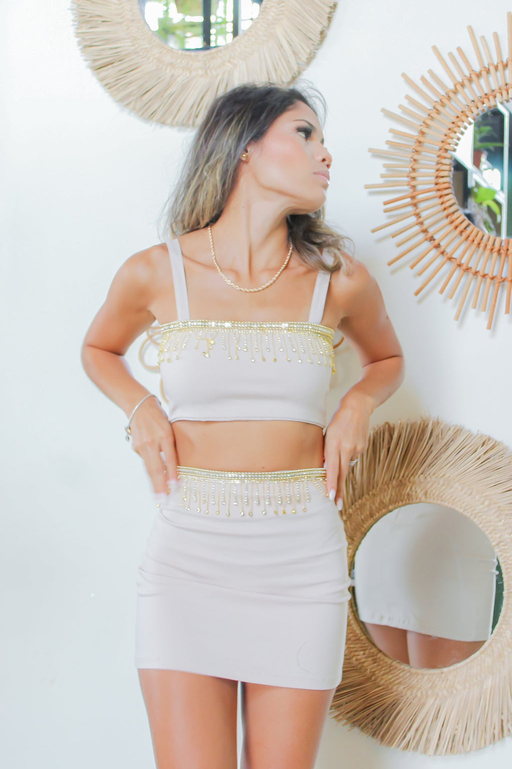 CONJUNTO TOSHIRO - BEIGE