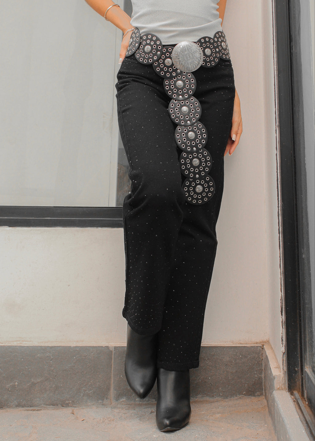 PALAZO JEAN CARDI - NEGRO