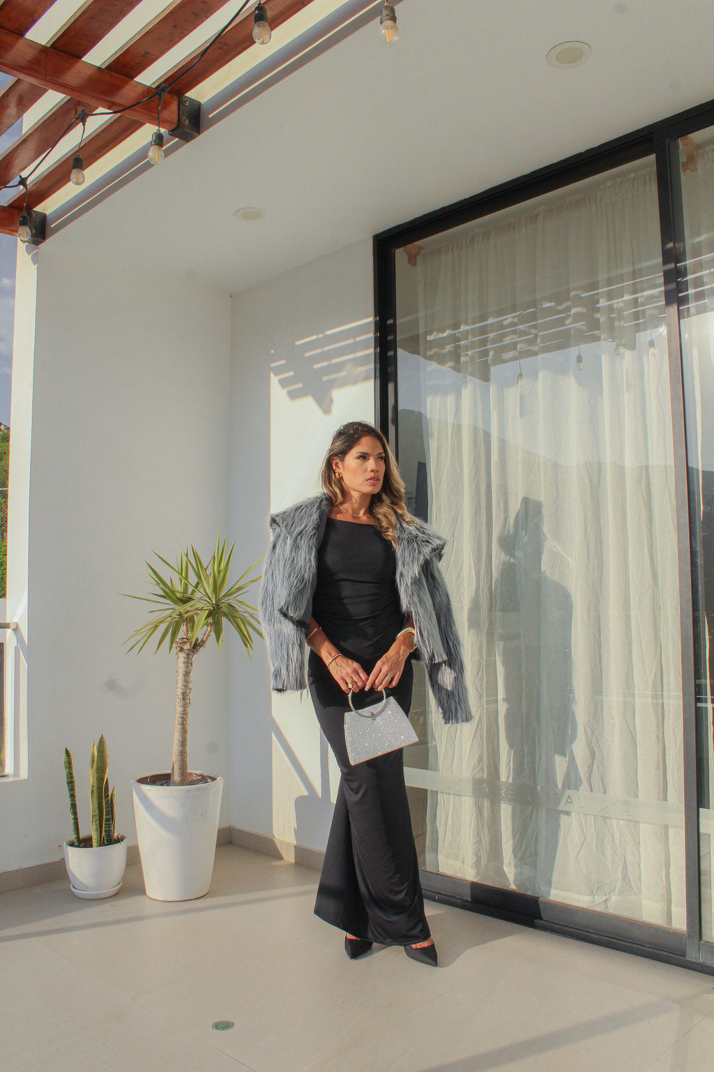 TEDDY COAT GRIS