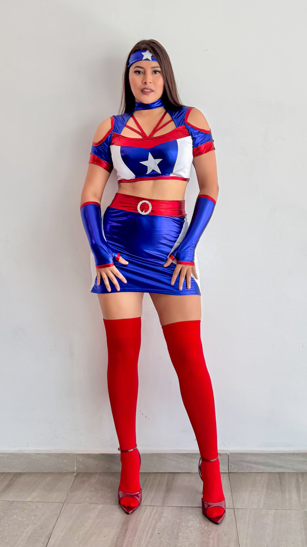 DISFRAZ CAPITANA AMERICA