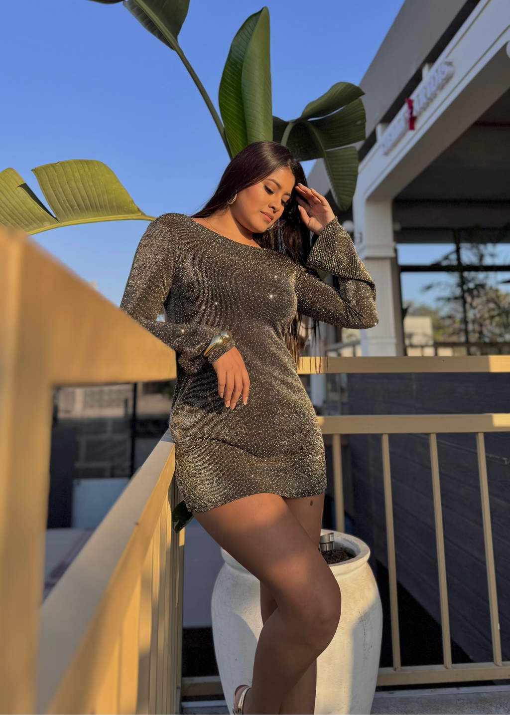 VESTIDO SHINELY - CAMEL
