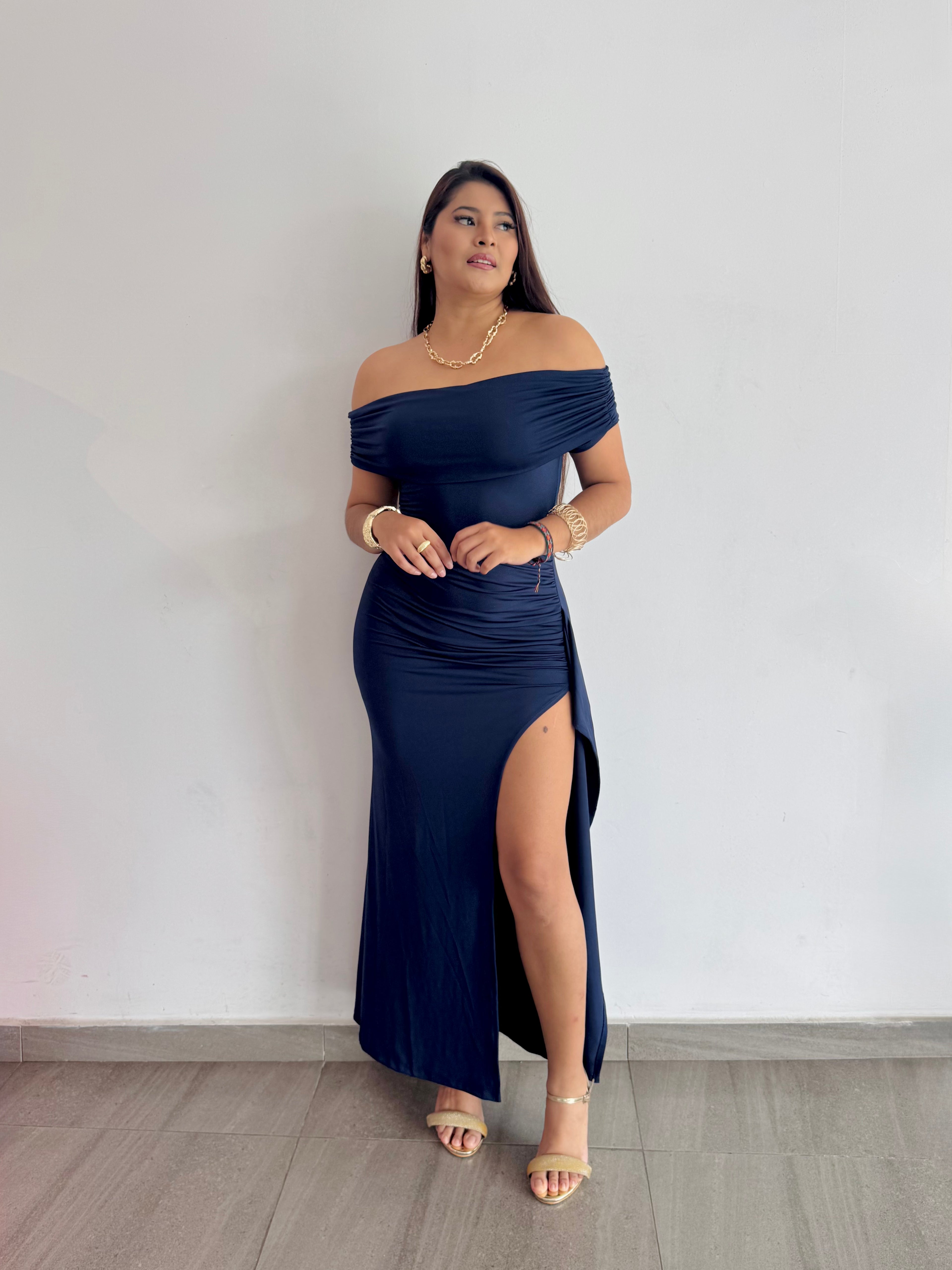 MAXIVESTIDO CORAL