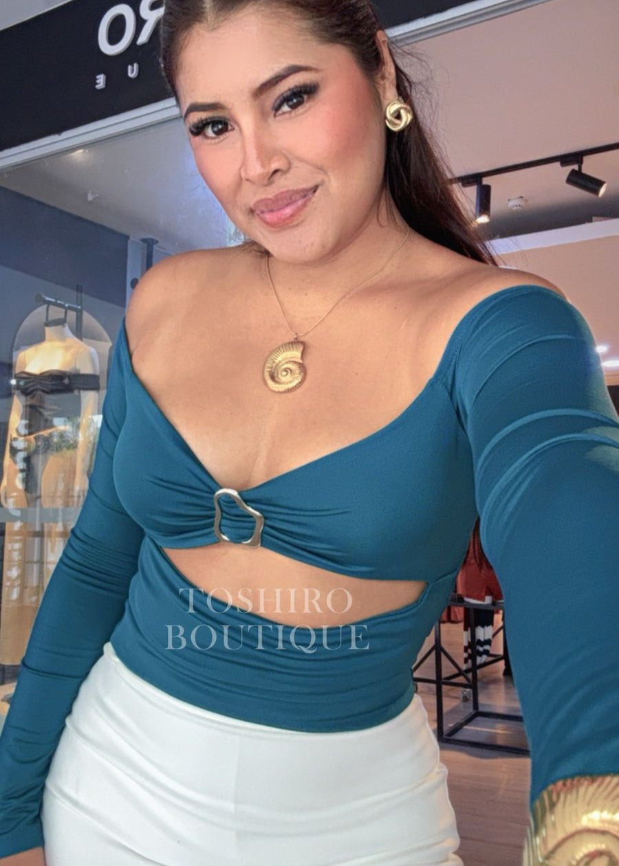 BLUSA DOUBLE - COBALTO