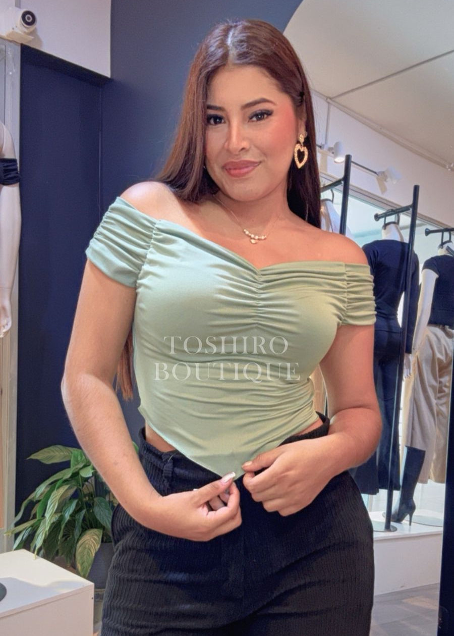 BLUSA AIRI - VERDE OLIVO