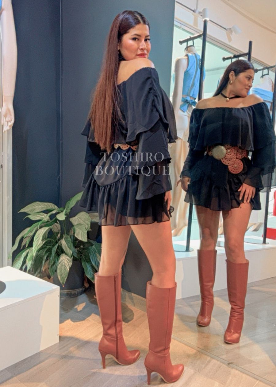 VESTIDO CATALINA - NEGRO
