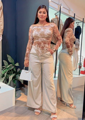 PALAZO KORINA - BEIGE