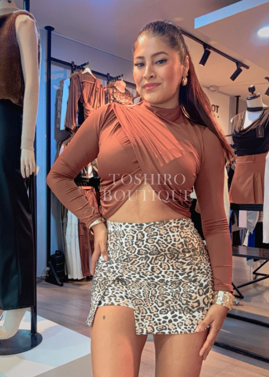 BLUSA XIMENA - MARRÓN