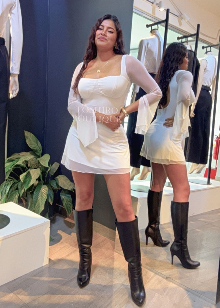 VESTIDO FLAVIA - BLANCO
