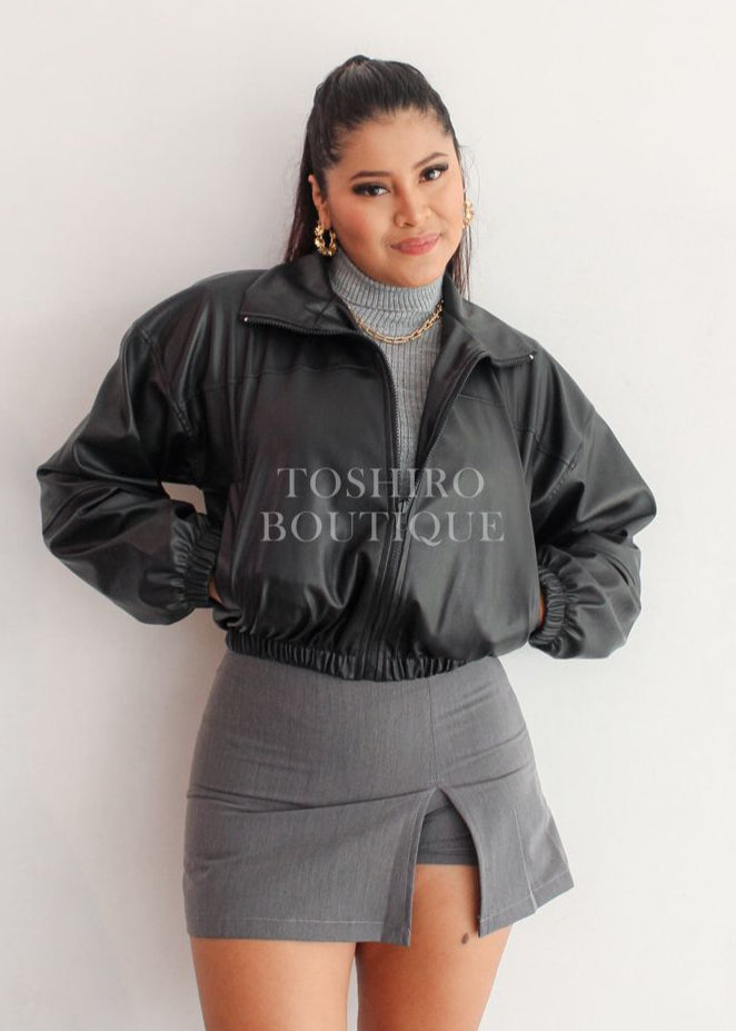 BOMBER JACKET GREYCI - NEGRO