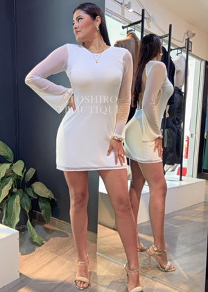 VESTIDO ONELIA - BLANCO