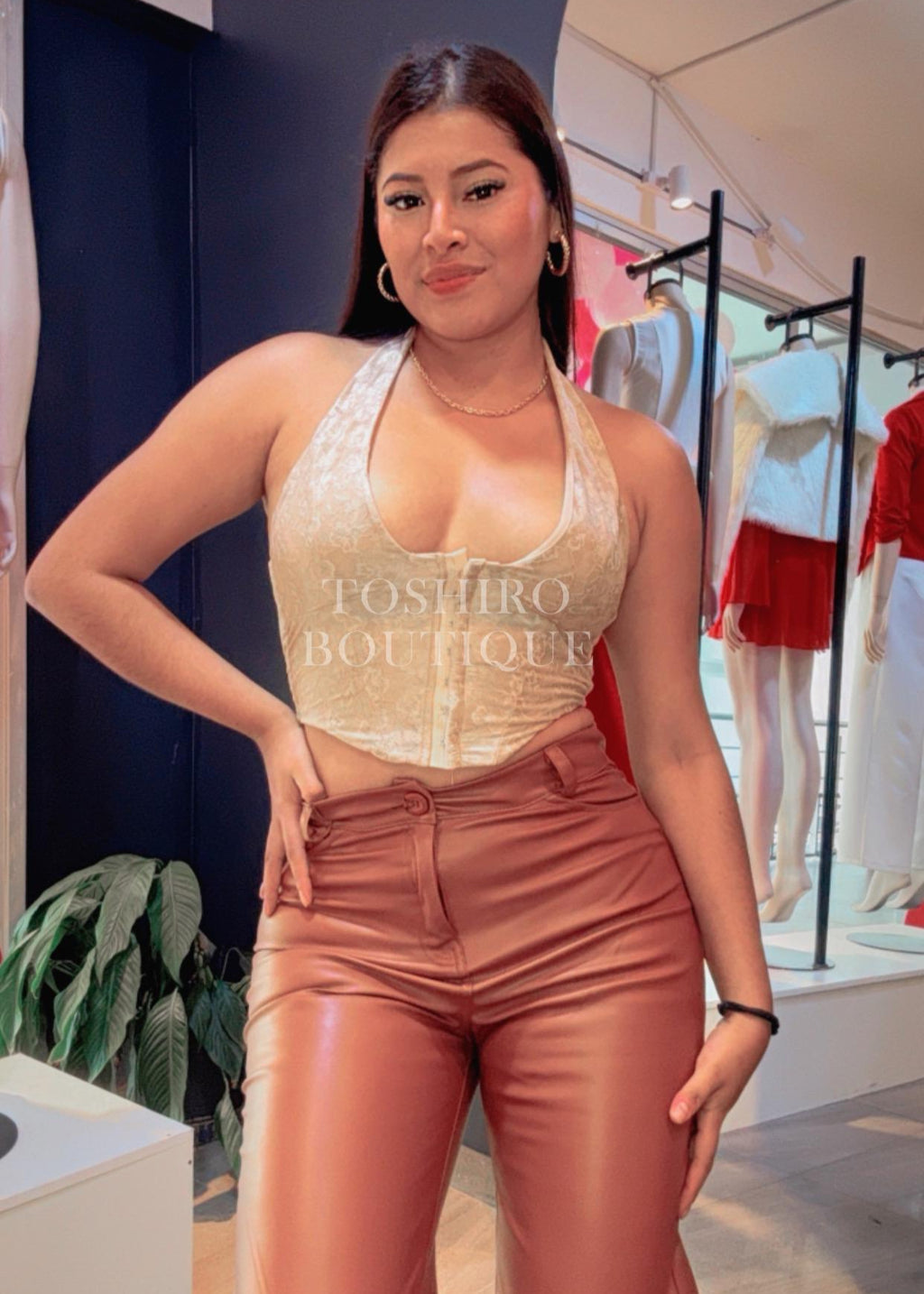 BLUSA NIA - BEIGE
