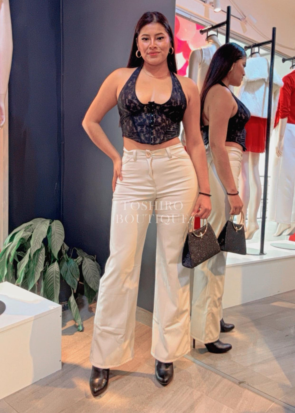 PALAZO CUERINA - BEIGE