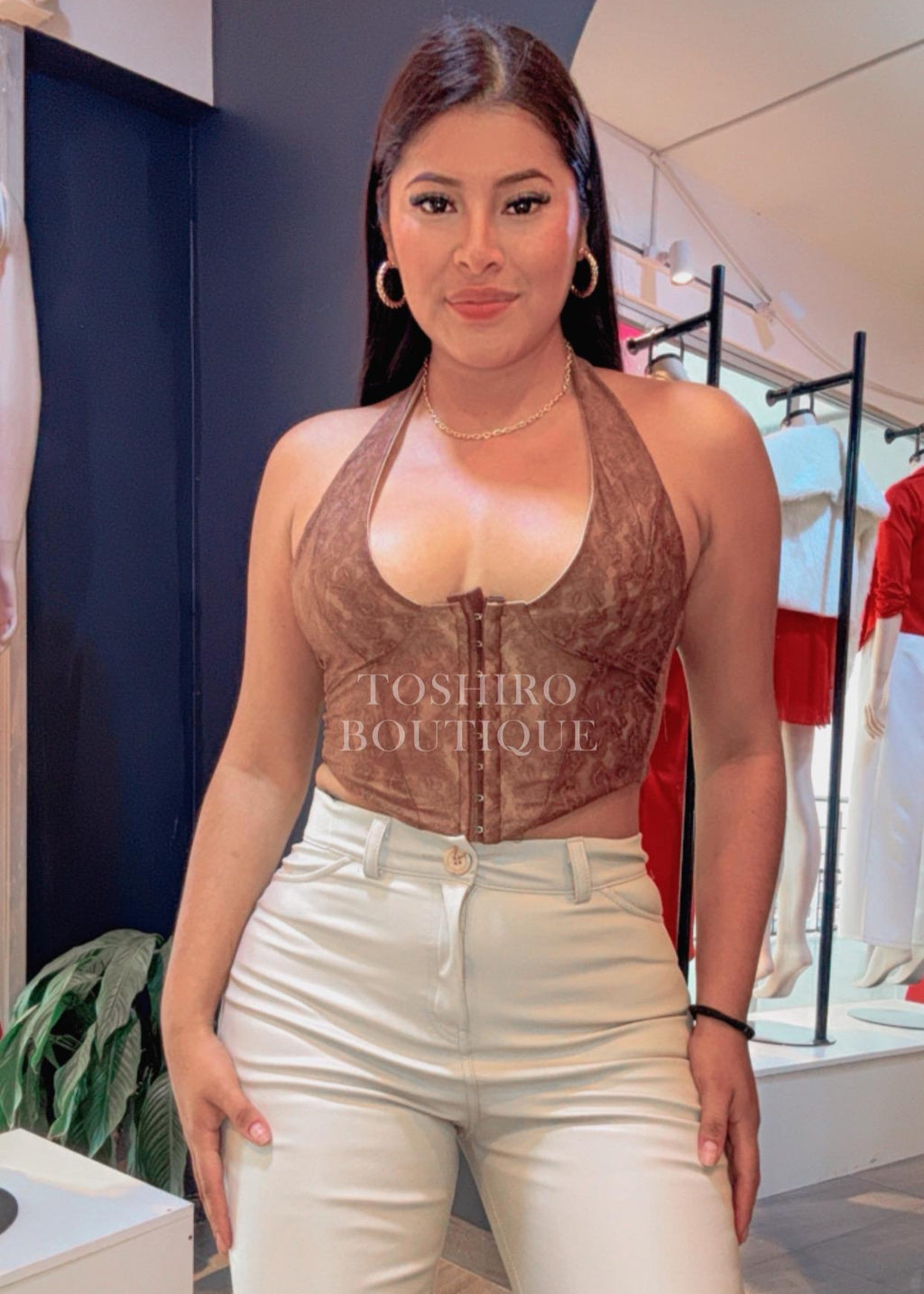 BLUSA NIA - MARRÓN
