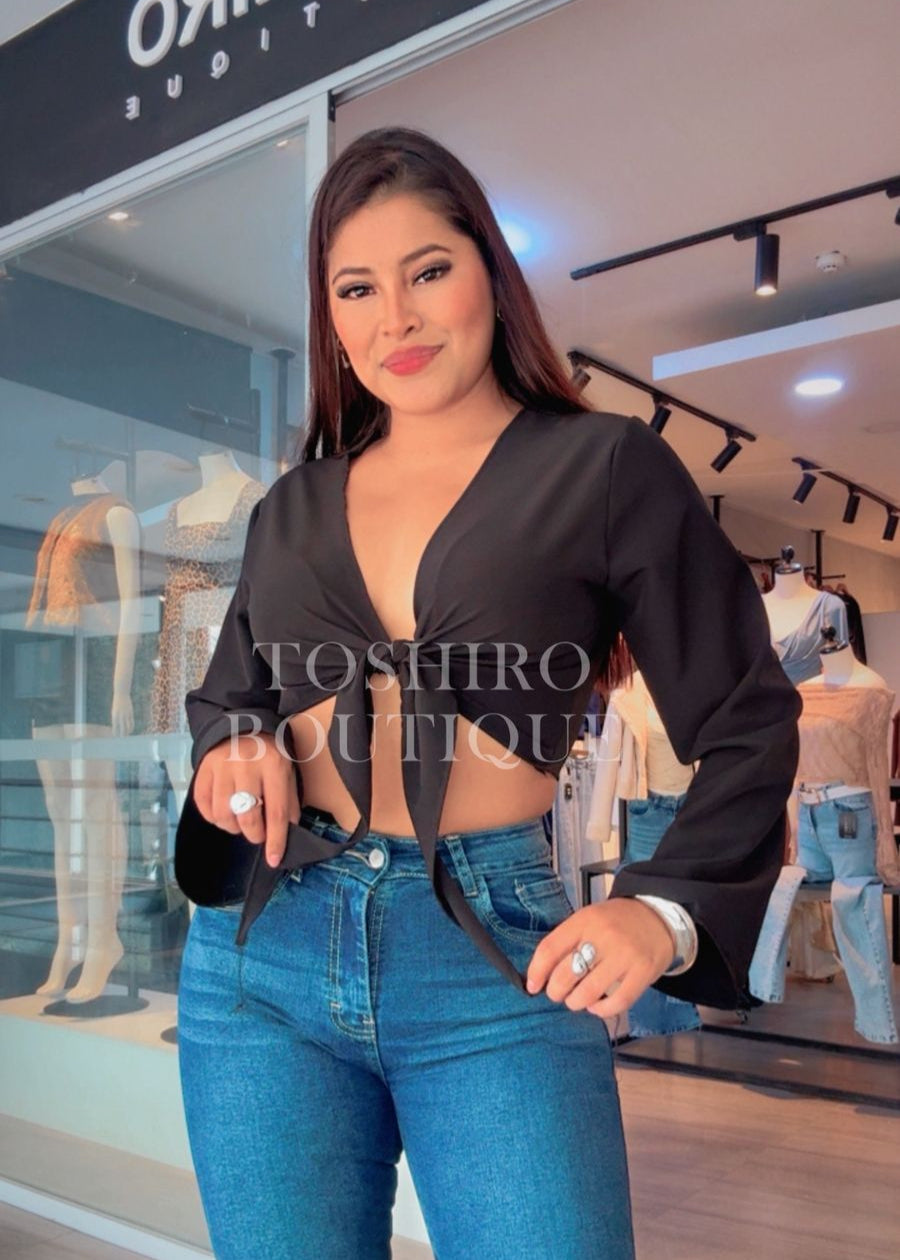 BLUSA TOSHI - NEGRO