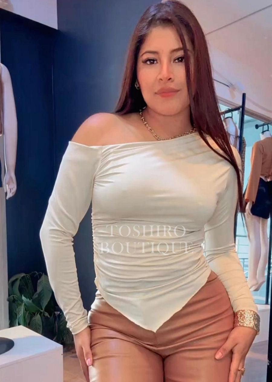BLUSA NIRVANA - BEIGE