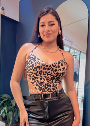 BLUSA ANNI - ANIMAL PRINT