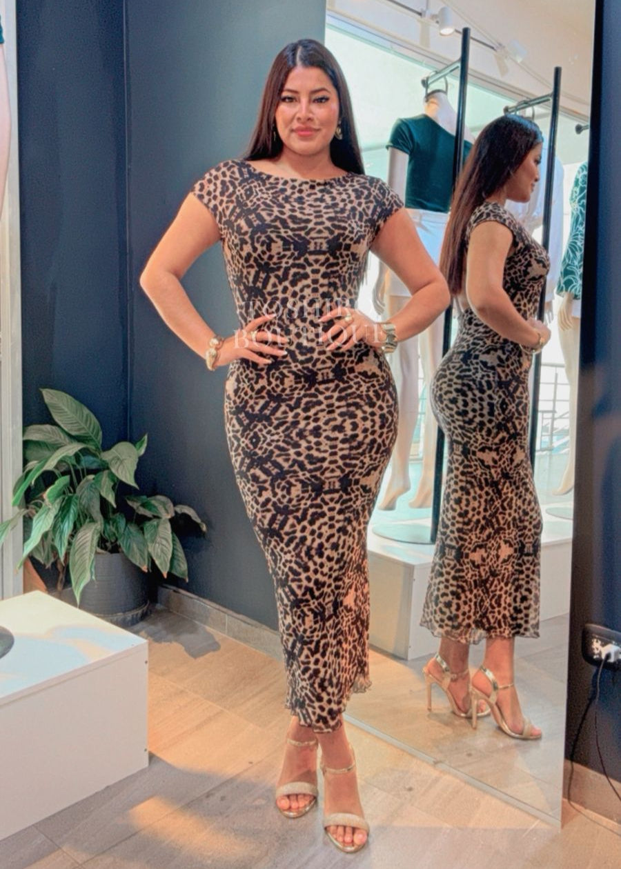 MAXIVESTIDO ÁMBAR - PRINT CAMEL