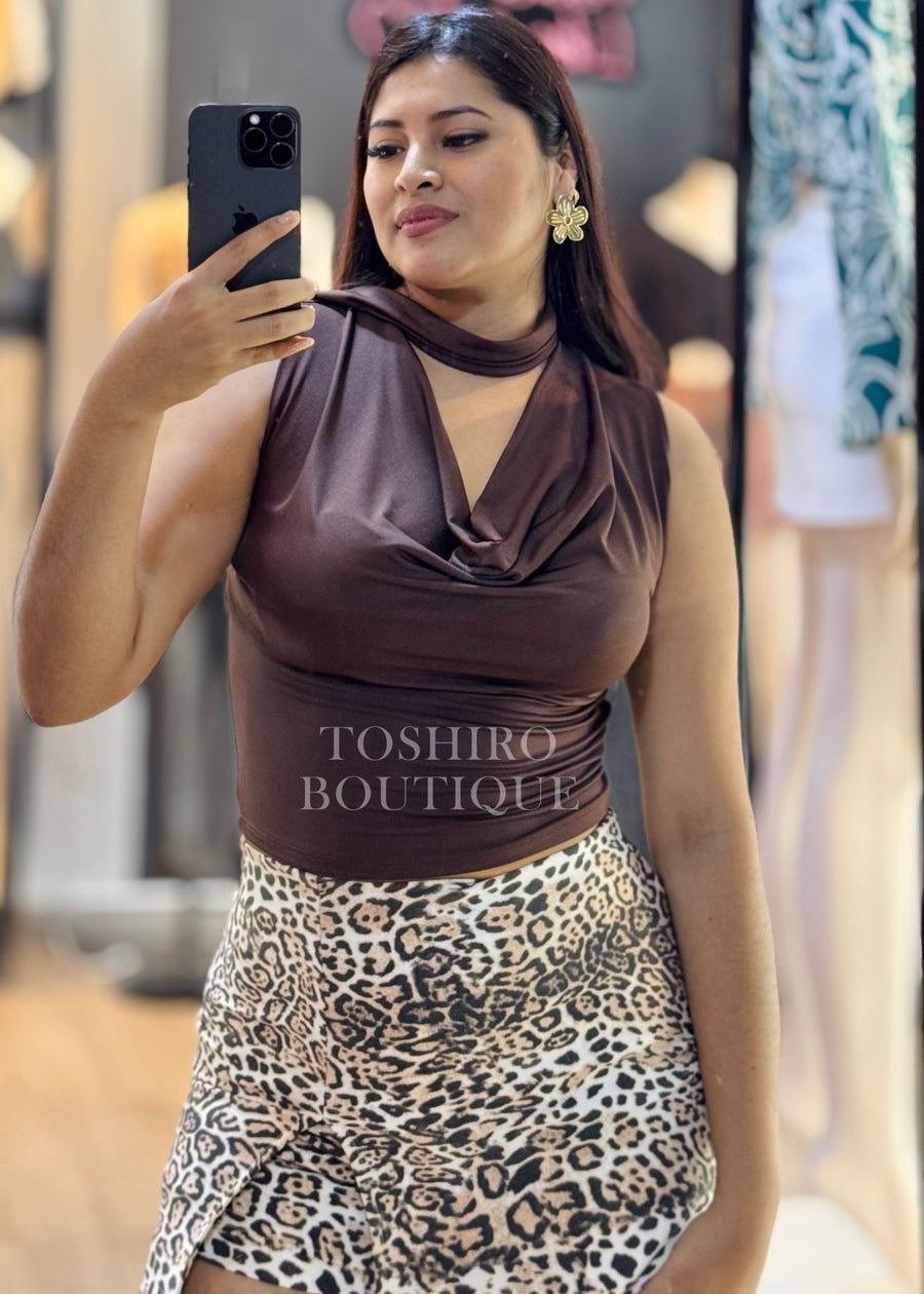 BLUSA HEIDY - MARRÓN