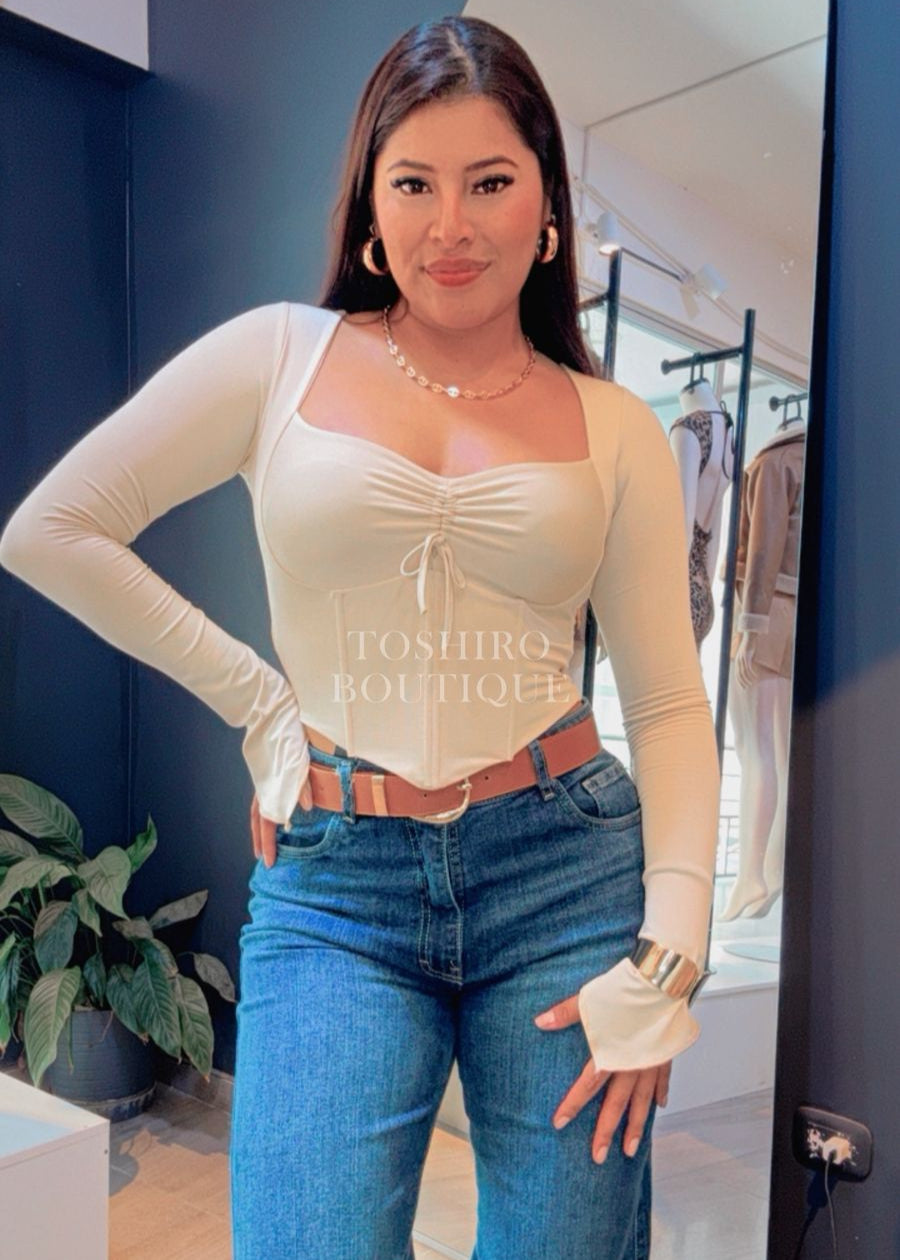 BLUSA DAFNE - BEIGE