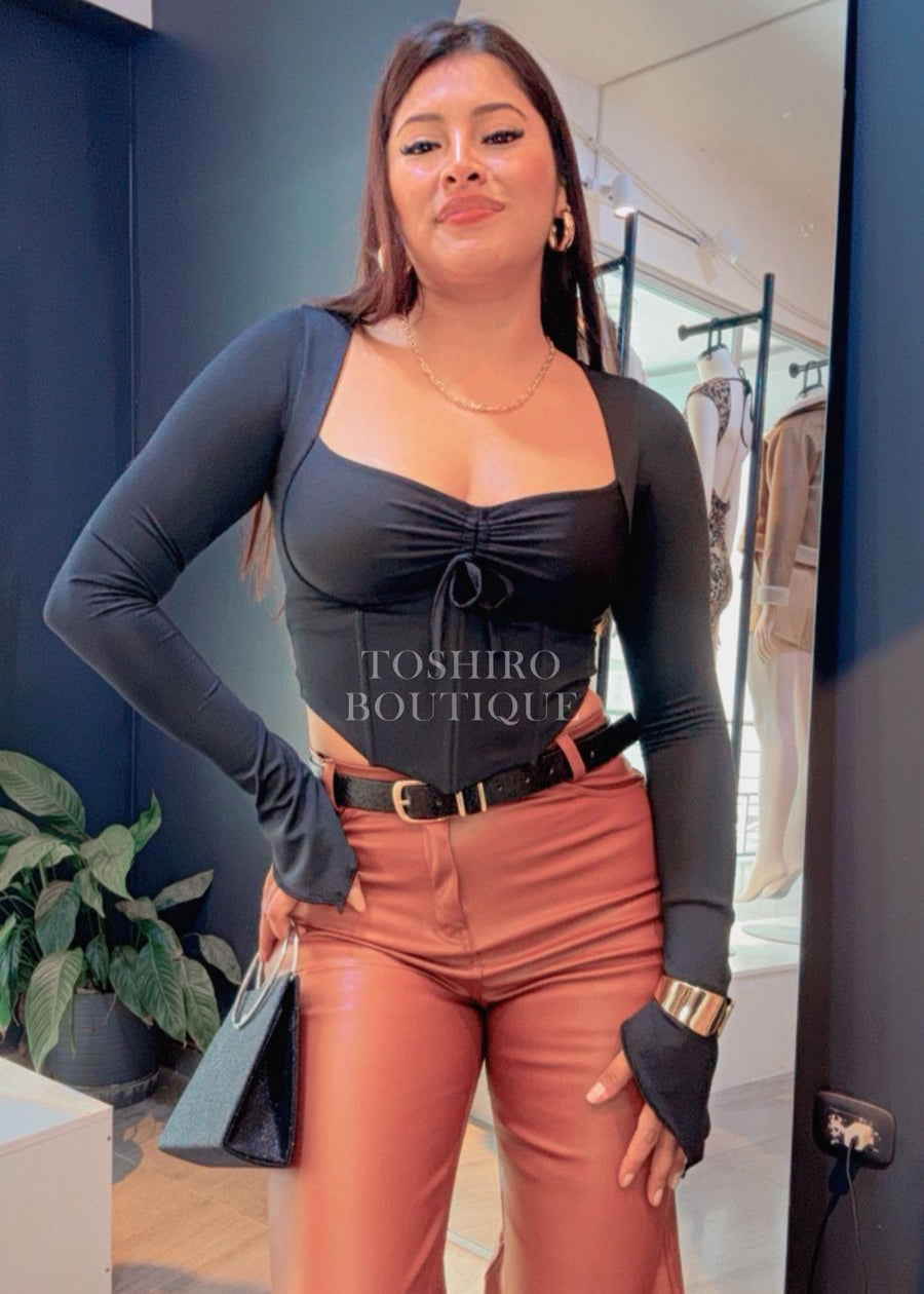 BLUSA DAFNE - NEGRO
