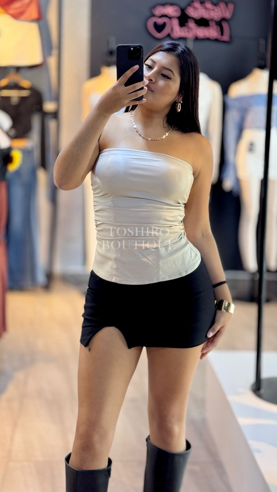 STRAPLE GIBY - BEIGE