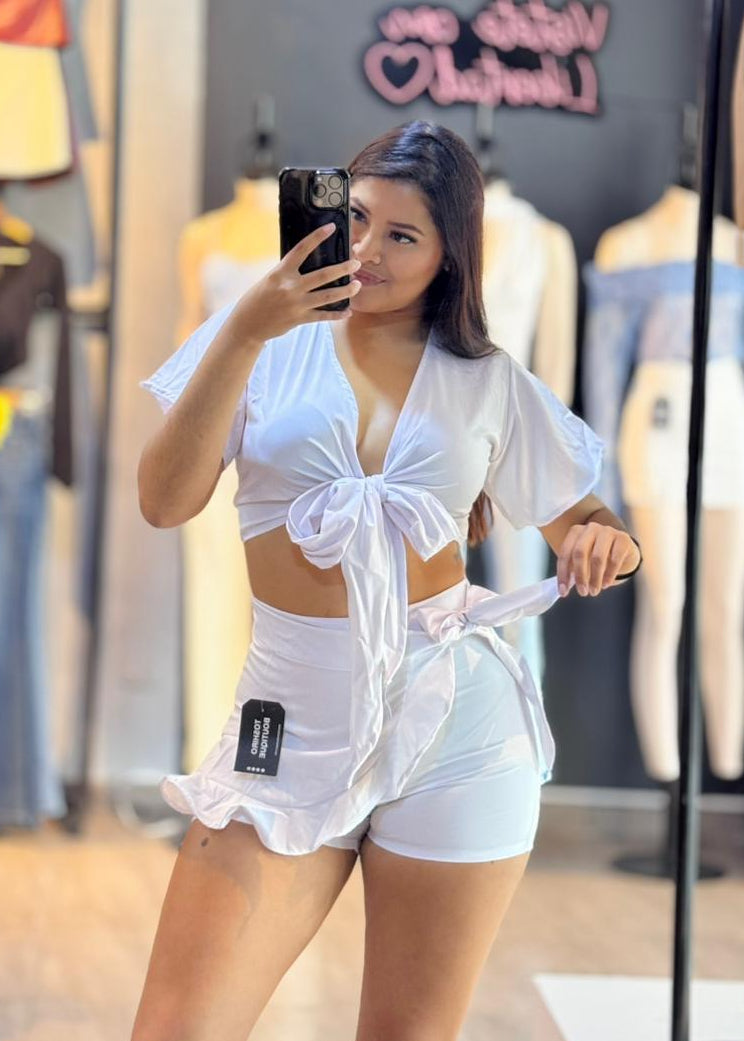 CONJUNTO LAZO BABY - BLANCO