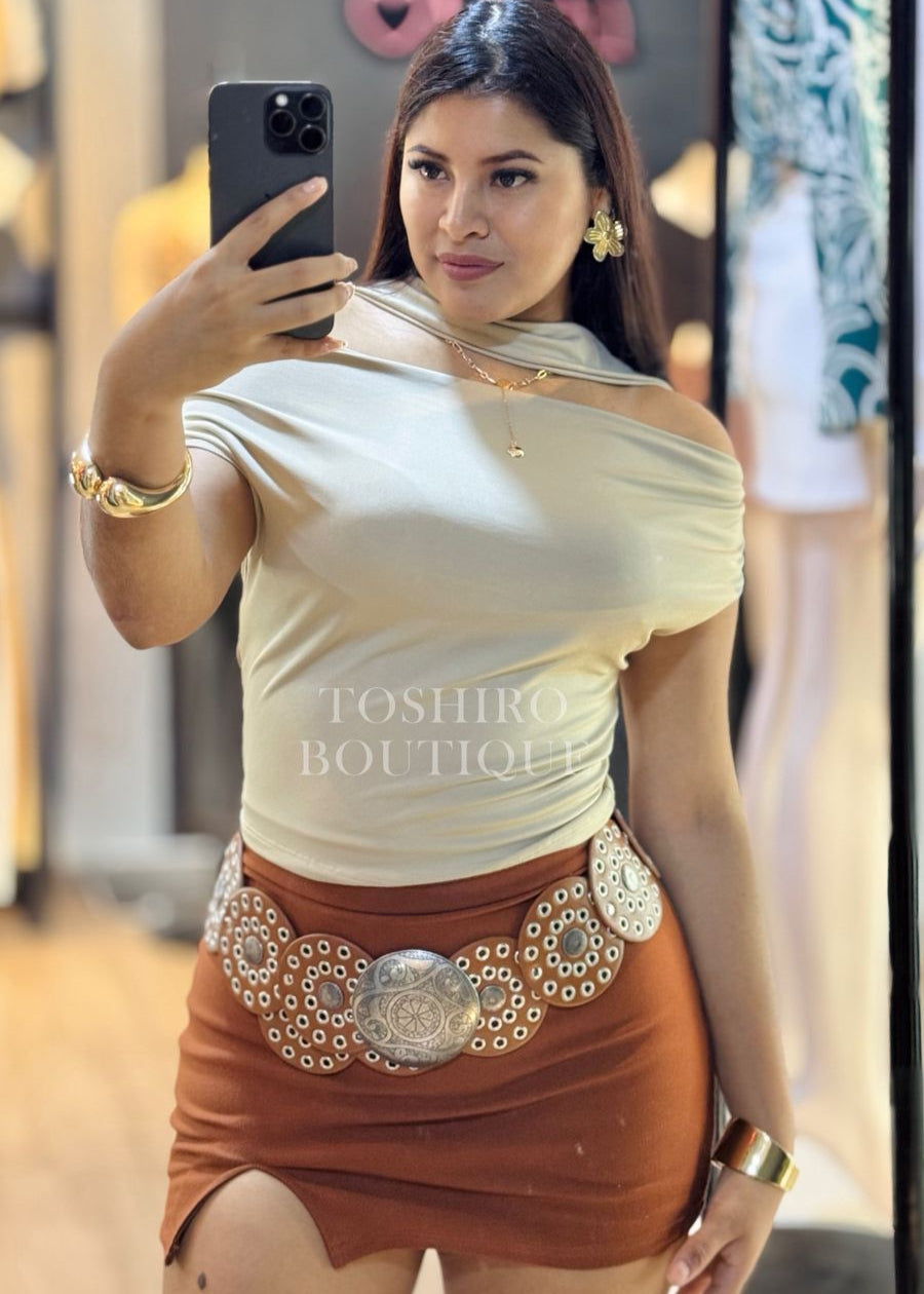 BLUSA HEIDY - BEIGE