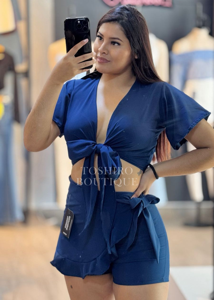 FALDA LAZO BABY - AZUL NOCHE