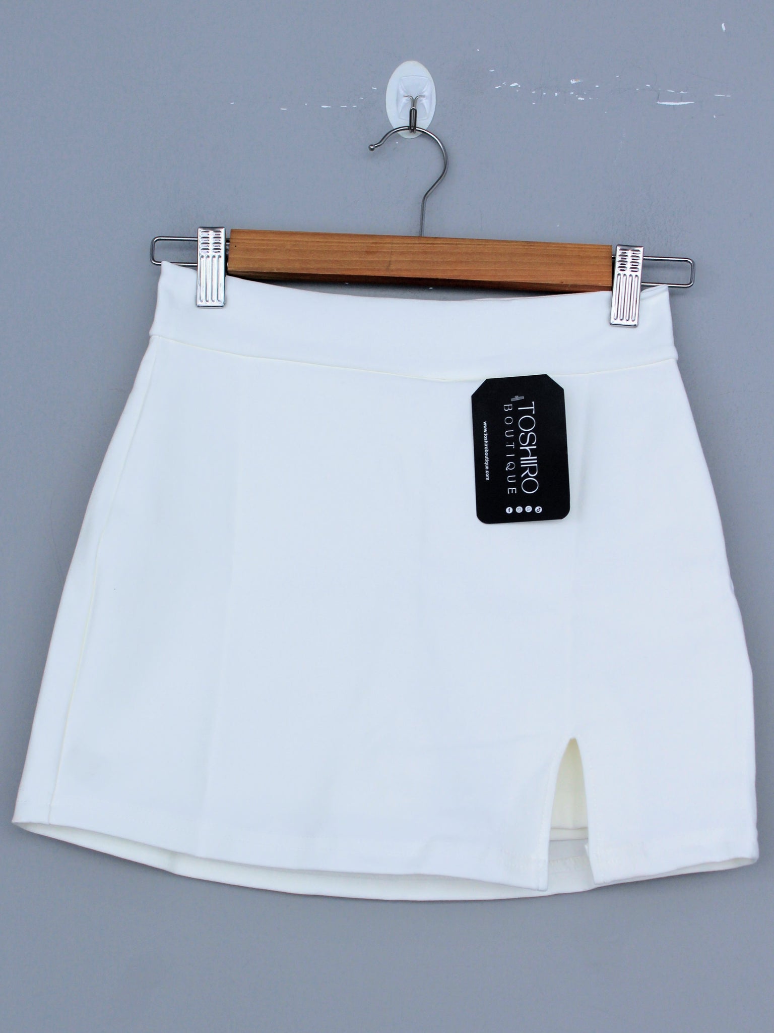 FALDA SHORT ANE - BLANCO