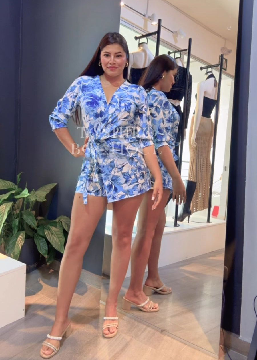 VESTIDO DAYANA - CELESTE