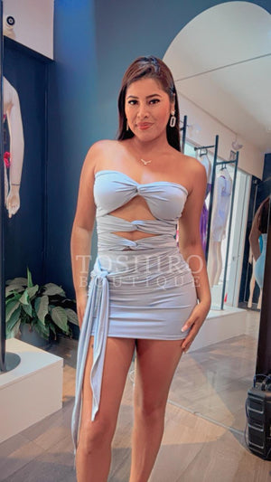 VESTIDO NAMIRA - GRIS