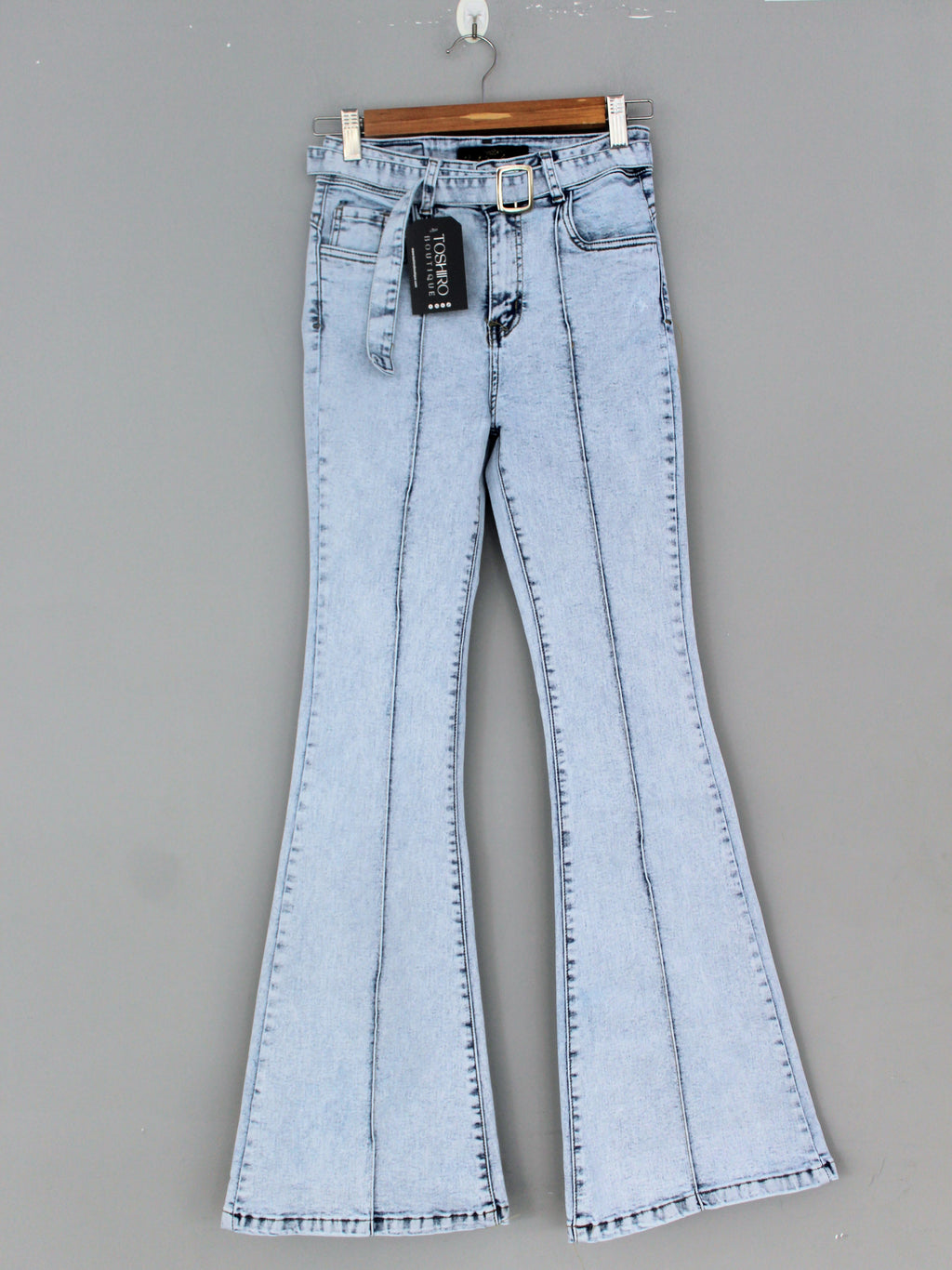 FLARE JEAN TROUSER - ICE